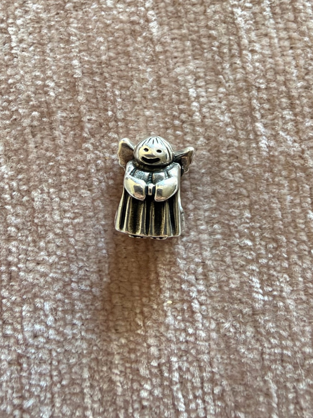 PANDORA Angel of Hope Charm Authentic Sterling Silver Guardian Care Love